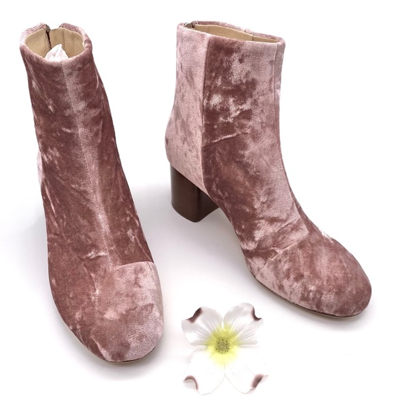 🧣HP🧣NIB Rag & Bone Drea Boot In Mauve Velvet, 36/6 - Picture 2 of 16